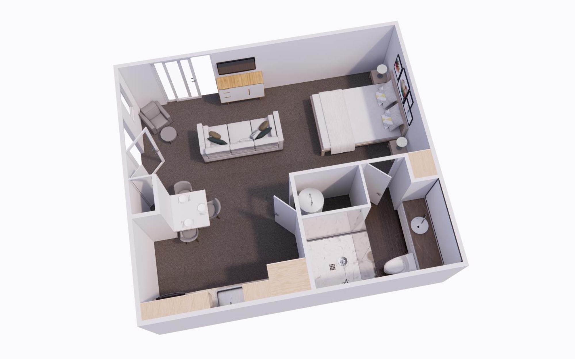 Sonesta Es Suites Cincinnati - Sharonville West Bilik gambar