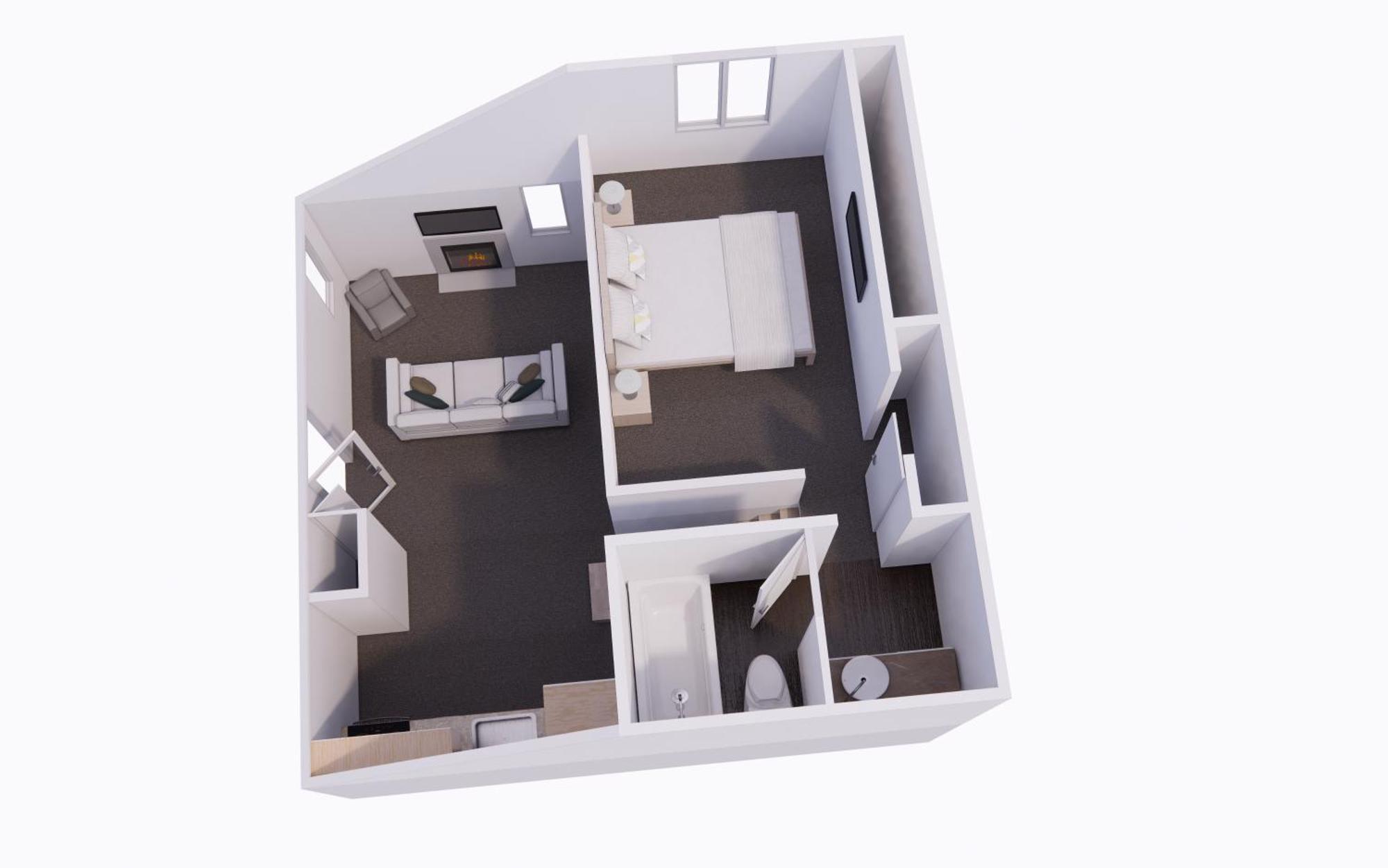Sonesta Es Suites Cincinnati - Sharonville West Bilik gambar